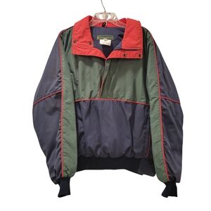 Copper Cole Vintage 90s Y2K Ski Puff Coat Canadian Goose Down Red Green Blue